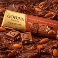 thumbnail image 2 of Godiva Milk Chocolate Bar with Almonds, 1.5oz), 2 of 8