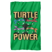 TMNT Blanket, 36"x58" Turtle Power Fleece Blanket