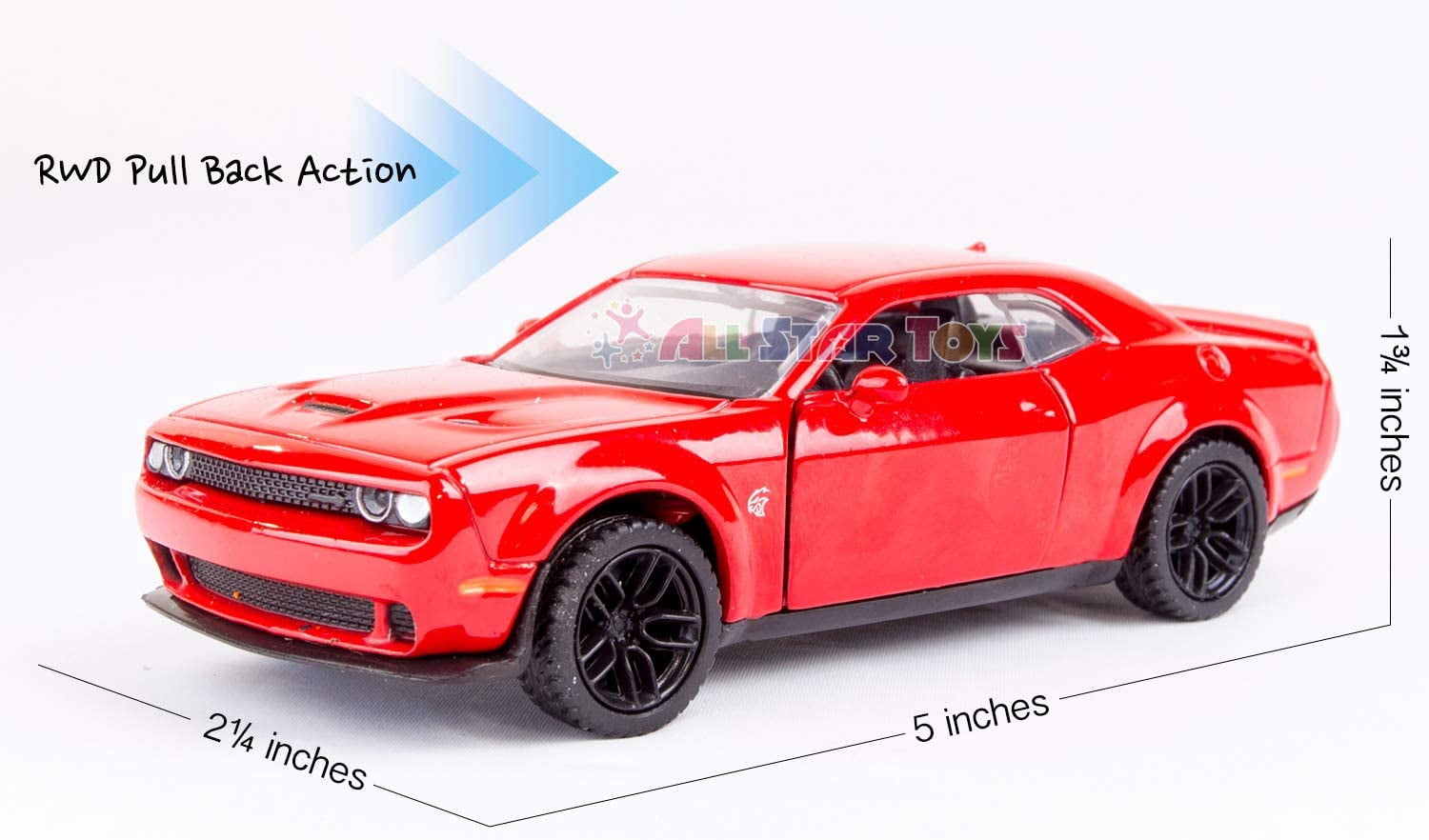 Motormax Pull Back Diecast 18 Dodge Charger Car