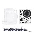 thumbnail image 1 of Tignapoo Transparent Crystal Protective Case Set with Cartoon Sticker and Shoulder Strap for Fujifilm Instax Mini12, Plastic Shell with Image Storage, Tailored Design, Easy Clean, Precise Hollow Key, 1 of 7
