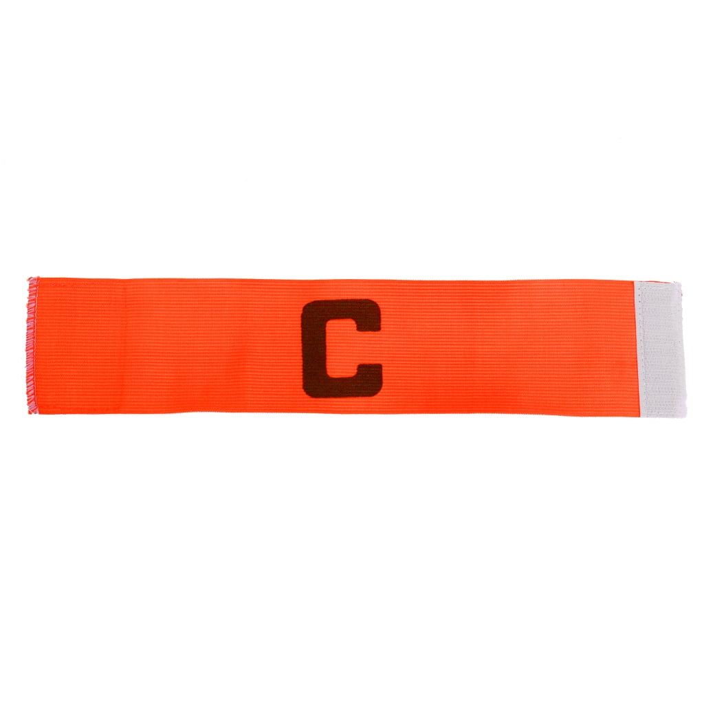 CAPTAIN'S ARM BAND youth &adult size Football Soccer Sport Armband #3 orange 
