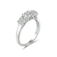 thumbnail image 2 of Diamonice 0.925 Sterling Silver 1.00 Carat White Cubic Zirconia Ring for Women | Cubic Zirconias for Everyday Womens Wear, 2 of 4
