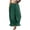 03# Green, variant on Women Linen Lace Trim Long Bloomers Pants Ruffle Victorian Vintage Pantaloons Summer Beach Travel Vacation Pants Wine L