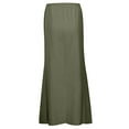 thumbnail image 3 of WENWU Linen Maxi Skirts for Women Trendy Summer Comfy Drawstring Waist A Line Skirts Cute Boho Long Flowy Skirts Skater Skirt plus Size Women's Skirts, 3 of 7