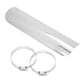thumbnail image 2 of Exhaust Pipe Heat Shield Chrome Plate for Universal Motorcycle 50-70mm/2.0-2.76in, 2 of 5