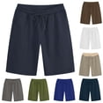 thumbnail image 4 of cocolona Mens Shorts Summer Casual Gym Running Sweat Shorts Vacation Beach Athletic Shorts with Pockets, 4 of 4
