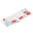 thumbnail image 1 of Teclado mecánico para juegos de 68 teclas PBT Keycap RGB LED retroiluminado ergonómico portátil Luz inferior blanca Macarena Teclado mecánico, 1 of 8