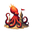 thumbnail image 4 of cartoon Octopus Theme Stickers, Waterproof Octopus Theme Sticker for Water Bottle Laptop Phone Cases Planner Skateboard Luggage Helmet Party Favor Decor, Ideal for Adults Teens Teacher Rewards, 4 of 9