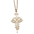 thumbnail image 1 of Collar Con Colgante De Flor De Loto, Collar De Yoga, Joyería Para Mujeres Y Niñas, Regalo Para Yoga O Oración matsuzay AP006898-03, 1 of 6