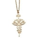 thumbnail image 1 of Collar Con Colgante De Flor De Loto, Collar De Yoga, Joyería Para Mujeres Y Niñas, Regalo Para Yoga O Oración Scienceny AP006898-03, 1 of 6