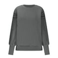 thumbnail image 4 of UYISJ Women's Oversized Sweaters Chunky Warm Crewneck Pullover Sweater Casual Long Sleeve Solid Color Tops Gray L, 4 of 9