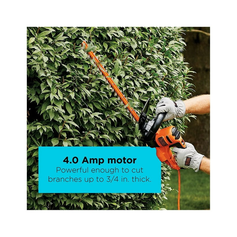 BLACK DECKER 22 Amp Corded Dual Action Electric Hedge 44 OFF
