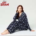 thumbnail image 5 of Conjunto de pijama Disney Stitch para mujer con botones en la parte delantera, 5 of 5