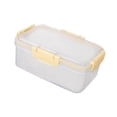 thumbnail image 1 of Contenedor de almacenamiento de alimentos, caja de aperitivos y ensaladas sellada, portátil con tapas, fiambrera de frutas, contenedor de comida para M, 1 of 8