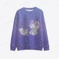 thumbnail image 4 of Sudadera con cuello redondo y manga larga con estampado de Hello Kitty para mujer, ropa de otoño, estilo informal, con dibujos animados, estilo japonés, 4 of 5