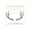 Ivory, variant on Mainstays Decorative Antler Pillow, 18 x 18 in, Tan, 1 Count, Adult