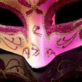 thumbnail image 4 of Mascarada Máscara de encaje Fiesta al por mayor Belleza Media cara Damas con mascarilla Rosa roja kaili Sencillez, 4 of 4