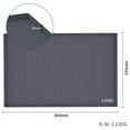 thumbnail image 2 of Kitchen Waterproof Sink Mat, 34" x 22" Silicone Bathroom Sink Mat, Under Sink Liner Drip Tray and Kitchen Sink Bottom Protector, Fits 36" Upright Cabinet (Gray), 2 of 8