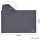 thumbnail image 2 of Alfombrilla para fregadero de cocina, impermeable, de silicona, 34" × 22" para baño, 2 of 8