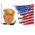thumbnail image 1 of Presidente La Estadounidense Flaja Flag 5ft X 3ft 2 Latones Latón para Interiores Al Aire Libre, 1 of 9