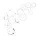 thumbnail image 1 of Diy 3D Círculos Pared Pegatina Cristal Mural Calcomanía Decoración Del Hogar Sala De Estar Pegatina Decorativa Noticed HA025772-01, 1 of 5