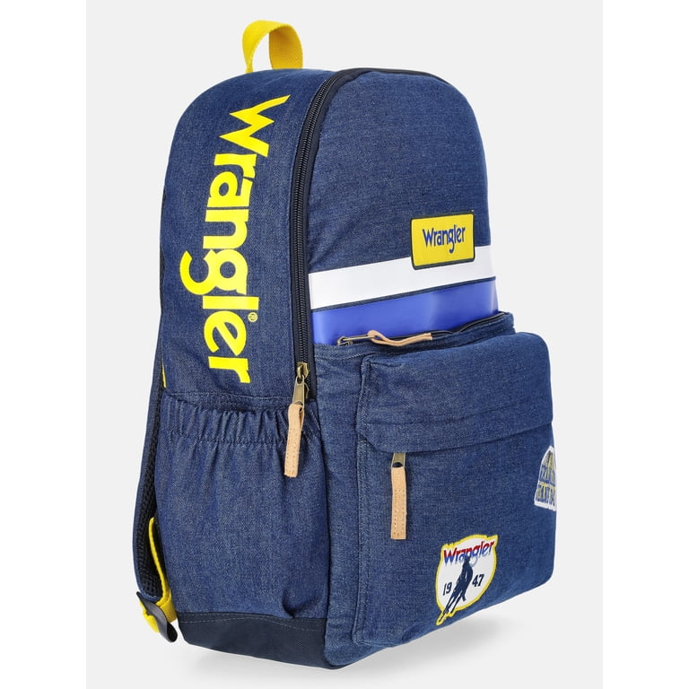 Wrangler Unisex 17in Rodeo Sport Denim Backpack photo 3