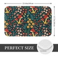 thumbnail image 2 of Sikiie Mushrooms And Flowers Print Flannel Anti-slip Floor Mat 16x24in, Thickened Dustproof Entrance Door Mat Floor Mat for Kitchen, Bathroom, Laundry Room, 2 of 7