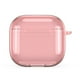 thumbnail image 5 of Funda Protectora Transparente Con Mosquetón TPU para Airpods 4 (Transparente) Rosa, 5 of 5