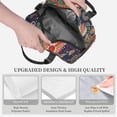 thumbnail image 5 of DouZhe Lunch Bags for Women and Men, Vintage Paisley Batik Flowers Prints Reusable Portable Insulated Cooler Waterproof Lunch Tote Bag for Travel Work Picnic, 5 of 7