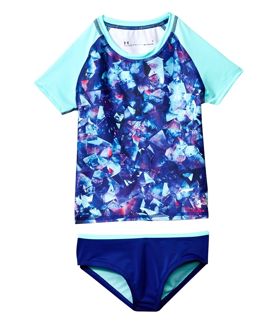 Under Armour - Girls Tankini Set Rashguard Swimwear 6x - Walmart.com ...