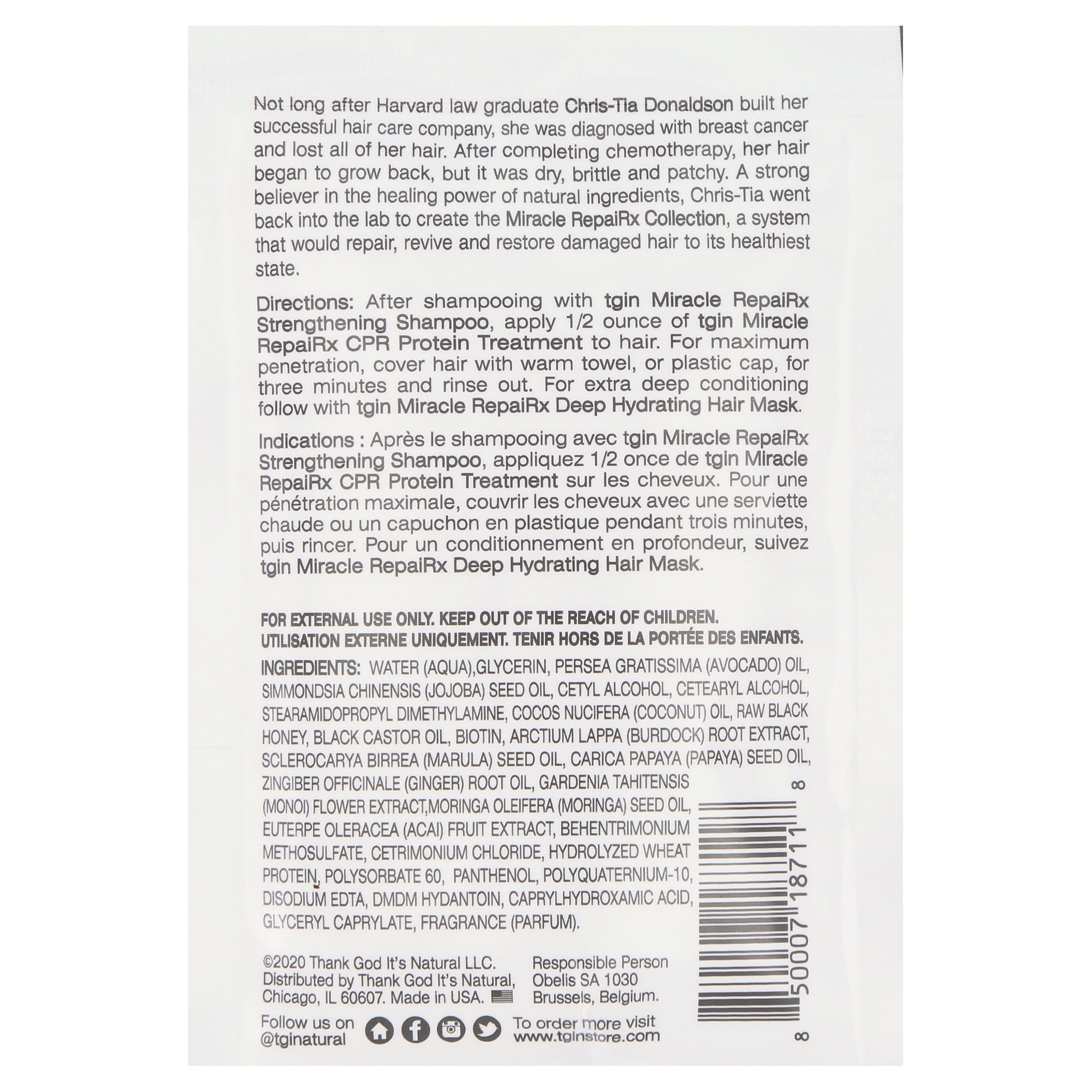 Miracle RepaiRx Curl Protein Reconstructor, 1.75oz