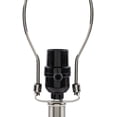 thumbnail image 3 of Livabliss Nereus Traditional Accent Table Lamp, 21-inch, Clear with Beige Shade, 3 of 6