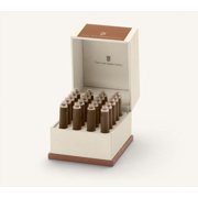 Graf von Faber-Castell Fountain Pen Cartridges - Cognac Brown, Pkg of 6