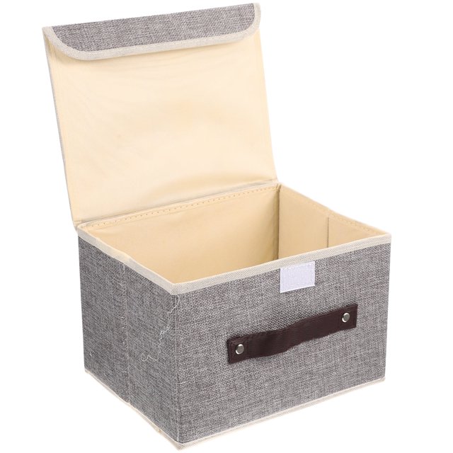 Bolsa de mano grande, organizador, contenedor de almacenamiento, plegable, para armario, dormitorio, ropa, sujetador, colcha, libros, juguetes, algodón y lino