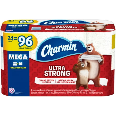 Charmin Ultra Strong Toilet Paper - 24 Mega Rolls