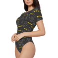 thumbnail image 2 of Fotbe Retro Excavator Women's Crew Neck Short Sleeves Bodysuit Tops Round Neck Slim Sleeveless Soft Comfortable Basic-XX-Large, 2 of 9