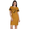 thumbnail image 1 of Inkmeso T-Shirts Graphiques Tunique Meilleures Amies Col Rond Robe Été Manches Courtes Hauts, 1 of 8