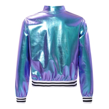 Kids' Shiny Sequin Jacket – Hip Hop Dance Coat For Girls & Boys – Sparkly Party Top For Jazz, Disco & Performance