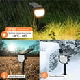 thumbnail image 4 of SQHQ Solar Decorative Spot Lights 4 Pack, Warm White Accent Lights for Garden Ambiance, IP65 Waterproof Adjustable Landscape Lighting to Highlight Statues, Plants, Pathways & Yard Decor, 4 of 5