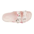 thumbnail image 6 of Chatties Double Buckle Strap Footbed Slide Sandals, Light Pastel Pink (Women's), 6 of 7