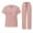 03# Pink, variant on Unisex Scrubs Medical Uniform, V-Neck with multiple pockets, for doctors, nurses, beauty salons Gray S