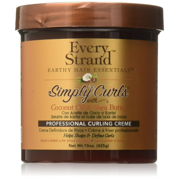 Every Strand Simply Curls Professional Curling Creme, 15 oz., All Hair Type, Moisturizing