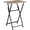 1 pc, Antique brown, variant on Folding TV Tray Table 1 PC, Portable Sofa Side Table, Industrial Snack Table End Table