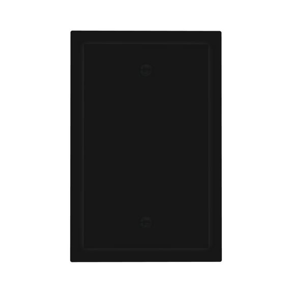 Kll Black Wall Plate,Gloss Finish,Standard Size 1 - 5" X 3", Polycarbonate Thermoplastic,Electric Receptacle Plug Covers
