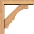 thumbnail image 3 of Ekena Millwork 5 1/2"W x 28"D x 28"H Balboa Block Smooth Bracket w/ Offset Brace, Western Red Cedar, 3 of 25
