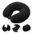 thumbnail image 3 of Ginyia Almohada De ViajeAlmohada De Viaje Elástica Suave En Forma De U Soporte para El Cuello Almohada De Cuello Suave Cojín De Descanso De Oficina con Hebilla Almohada De Cuello CómodaNegro Khall JY03703-01, 3 of 6