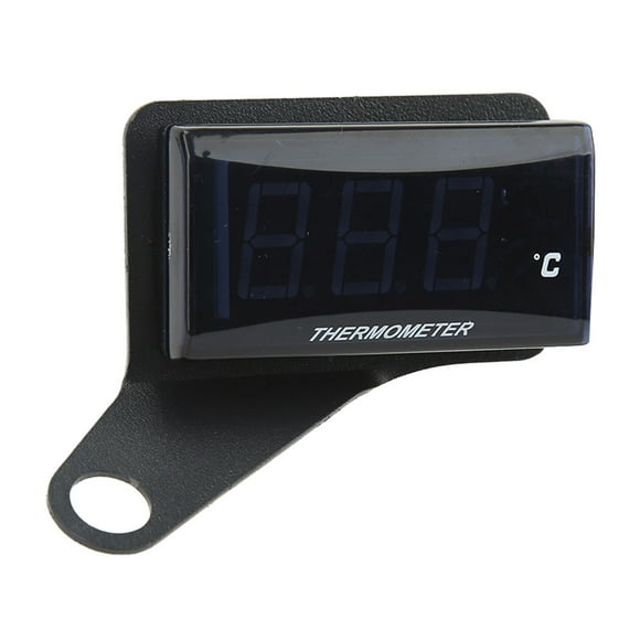Universal Motorcycle Water Temp Gauge ABS DC12V LCD Super Slim Water Temperature Gauge With 18mm Sensor Adapter Water Temperature Meter
