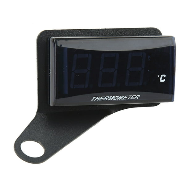 Medidor De Temperatura Del Agua LCD Universal Para Motocicleta Con Adaptador De Sensor De 18 Mm Para