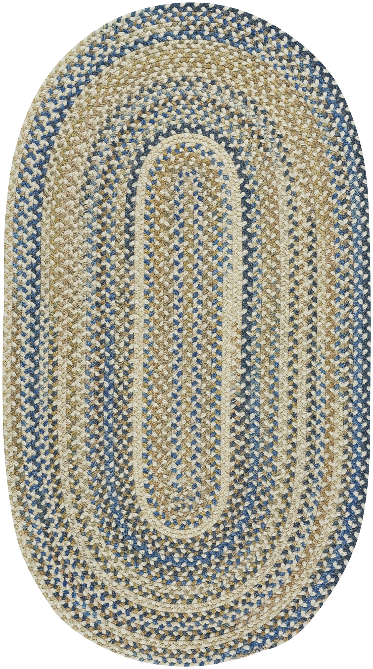 Capel Rugs Tooele Braided Oval Area Rug Grey 7 X 9