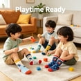 thumbnail image 3 of TELOLY 12Pairs Kids Socks,5-7Years Old Non Slip Socks,Wide Cuff, No Tightness Baby Girl Socks,Style10,Xl, 3 of 5